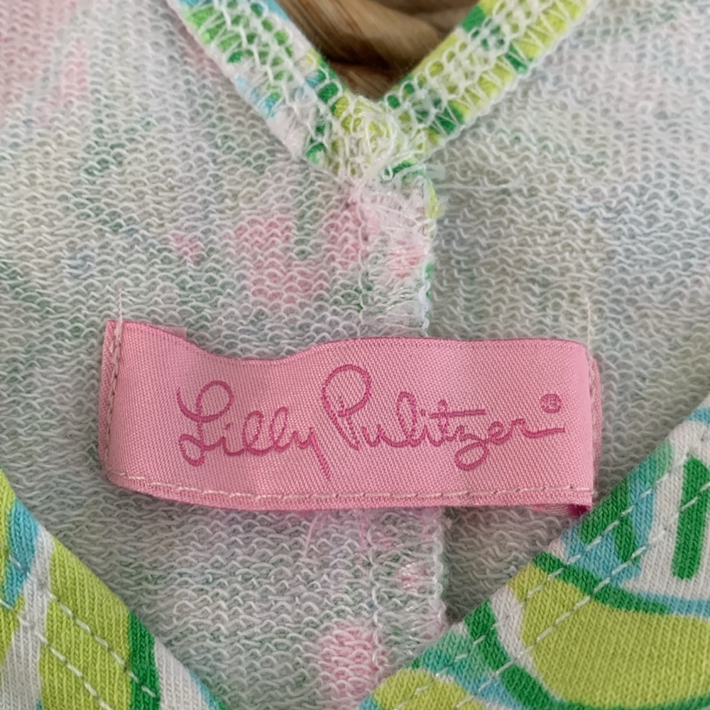 Lilly Pulitzer Vibrant Green and Pink Mini Dress - Picture 11 of 15